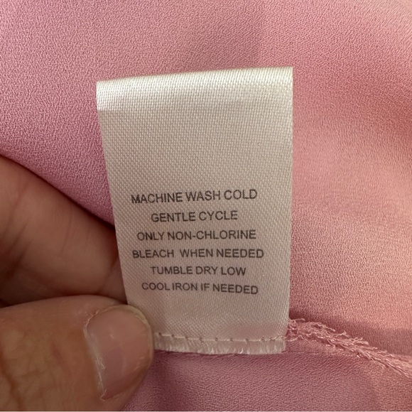 Les Serein pink floral sleeveless shirt Size 1X - Picture 12 of 12